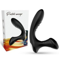 ARMONY - VIBRADOR ANAL DE PRÓSTATA STORM CON TAPÓN Y CONTROL REMOTO NEGRO