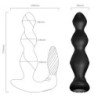 ARMONY - VIBRADOR Y ESTIMULADOR ANAL MANFUN CON CONTROL REMOTO, COLOR NEGRO
