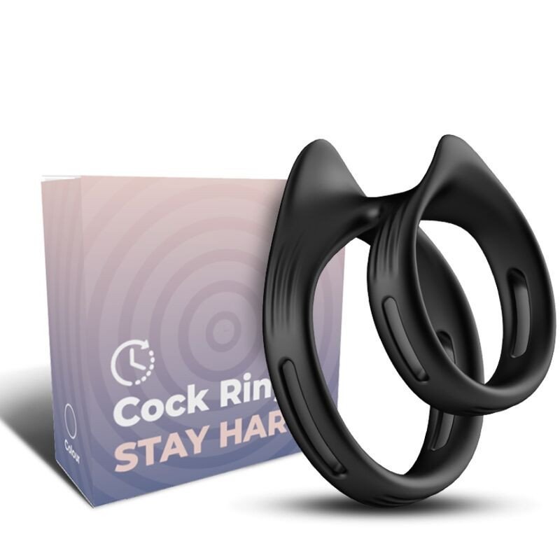 ARMONY - ANILLO DOBLE ELÁSTICO DUALRING NEGRO