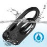 ARMONY - ANILLO VIBRADOR DOBLE TWINS PARA PAREJAS NEGRO