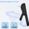 ARMONY - VIBRADOR DE DOBLE ANILLO NEGRO