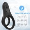 ARMONY - VIBRADOR DE DOBLE ANILLO NEGRO
