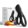 ARMONY - VIBRADOR DE DOBLE ANILLO NEGRO