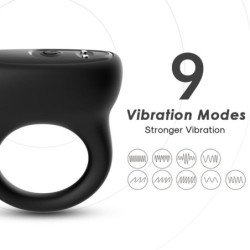 ARMÓNICA - ANILLO VIBRADOR NEGRO