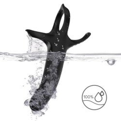 ARMONY - DILDO CON ANILLO Y VIBRADOR NEGRO