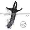 ARMONY - DILDO CON ANILLO Y VIBRADOR NEGRO