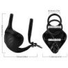 ARMONY - ANILLO VIBRADOR DE ESCROTO MANTA CON CONTROL REMOTO NEGRO