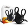 ARMONY - ANILLO VIBRADOR DE ESCROTO MANTA CON CONTROL REMOTO NEGRO