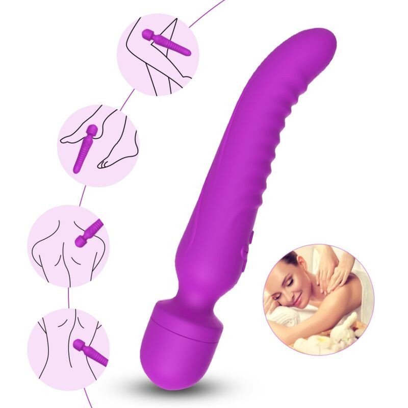 ARMONY - MASAJEADOR Y VIBRADOR MISSION CON EFECTO DE CALOR MORADO