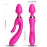 ARMONY - MASAJEADOR Y VIBRADOR CONEJO FUCSIA