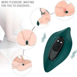 ARMONY - ESTIMULADOR Y VIBRADOR CON CONTROL REMOTO VERDE