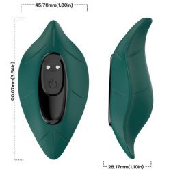ARMONY - ESTIMULADOR Y VIBRADOR CON CONTROL REMOTO VERDE