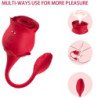 ARMONY - PINK CLITORIS SUCKER & VIBRATOR 10 MODES RED