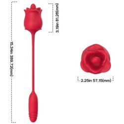 ARMONY - 3-IN-1 PINK, STIMULATOR, SUCTION AND UP&DOWN WITH RED TAIL
