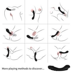 ARMONY - DILDO VIBRATOR G-SPOT SILICONE BLACK