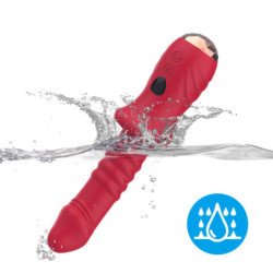 ARMONY - DILDO VIBRADOR ESTIMULANTE ROJO DE PUNTA A