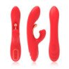 ARMONY - VIBRADOR ESTIMULADOR DEL PUNTO G Y DEL CLÍTORIS CON LENGUA OSCILANTE ROJA