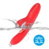 ARMONY - VIBRADOR ESTIMULADOR DEL PUNTO G Y DEL CLÍTORIS CON LENGUA OSCILANTE ROJA