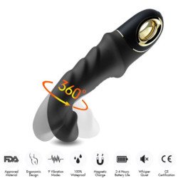 ARMONY - DILDO VIBRADOR ROTATORIO JOYBLADE NEGRO