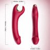 ARMONY - VIBRADOR Y ROTADOR PRINCE DILDO ROJO
