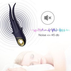 ARMONY - VIBRADOR DE DOBLE CABEZAL SOMBRA AZUL PARA JUGUETES