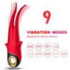 ARMONY - VIBRADOR DE DOBLE CABEZAL SOMBRA ROJO PROVOCADOR