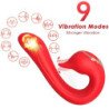 ARMONY - VIBRADOR DELFIN MULTIPOSICIÓN Y CON EFECTO DE CALOR ROJO