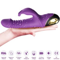 ARMONY - VIBRADOR DILDO ZING CONEJO MORADO