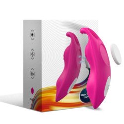 ARMONY - BRAGUITAS VIBRADORAS CON FORMA DE ABEJA PARA EL PUNTO G, COLOR FUCSIA - APLICACIÓN GRATUITA