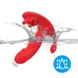 ARMONY - ANAL VIBRATOR PANTY C AND G-SPOT STIMULATOR REMOTE CONTROL RED