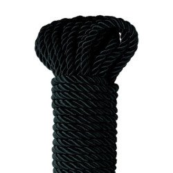 FETISH FANTASY SERIES - BLACK DELUXE SILK ROPE 9.75 M