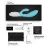 LELO - INA TWIST DOUBLE VIBRATOR RABBIT FOR G-SPOT AND CLITORIS BLUE