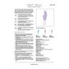 LELO - INA TWIST DOUBLE VIBRATOR RABBIT FOR G-SPOT AND CLITORIS BLUE