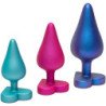 ROMP - KIT DE ENTRENAMIENTO ANAL LUSTER S/M/L CON BASE EN FORMA DE CORAZÓN