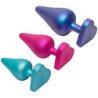 ROMP - KIT DE ENTRENAMIENTO ANAL LUSTER S/M/L CON BASE EN FORMA DE CORAZÓN