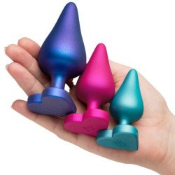 ROMP - KIT DE ENTRENAMIENTO ANAL LUSTER S/M/L CON BASE EN FORMA DE CORAZÓN