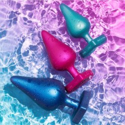 ROMP - KIT DE ENTRENAMIENTO ANAL LUSTER S/M/L CON BASE EN FORMA DE CORAZÓN