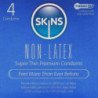 SKINS - LATEX-FREE CONDOMS PACK OF 4