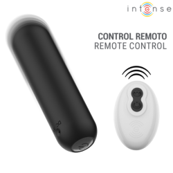 INTENSO - JUDY BALA VIBRADORA RECARGABLE CON CONTROL REMOTO NEGRA