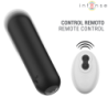 INTENSO - JUDY BALA VIBRADORA RECARGABLE CON CONTROL REMOTO NEGRA
