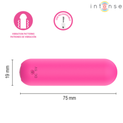 INTENSO - JUDY BALA VIBRADORA RECARGABLE CON CONTROL REMOTO ROSA