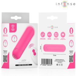 INTENSO - JUDY BALA VIBRADORA RECARGABLE CON CONTROL REMOTO ROSA