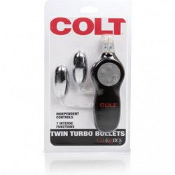 CALEXOTICS - BALAS DOBLES TURBO COLT DE 7 FUNCIONES