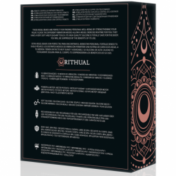RITHUAL - BOLAS DE KEGEL VIBRATORIAS RECARGABLES NISHA NEGRAS