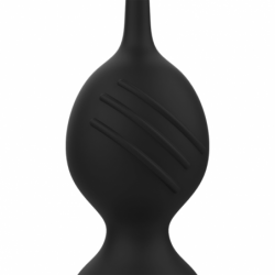 RITHUAL - BOLAS DE KEGEL VIBRATORIAS RECARGABLES NISHA NEGRAS