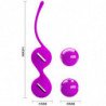AMOR BONITO - BOLAS ORGÁSMICAS EJERCICIO DE KEGEL PARA INTENSIFICAR LOS PIES EN LILA