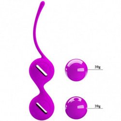 AMOR BONITO - BOLAS ORGÁSMICAS EJERCICIO DE KEGEL PARA INTENSIFICAR LOS PIES EN LILA