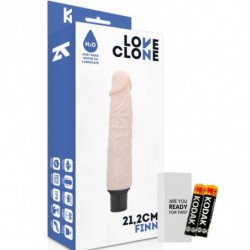 LOVECLONE - VIBRADOR AUTOLUBRICANTE FINN 21,2 CM -O- 3,8 CM
