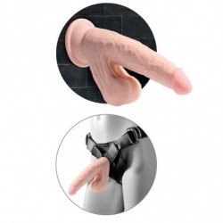 KING COCK - DILDO 3D CON BOLAS OSCILANTES DE 20,3 CM