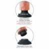 KING COCK - PENE VIBRADOR DE 25,5 CM CON TESTÍCULOS DE CARNE